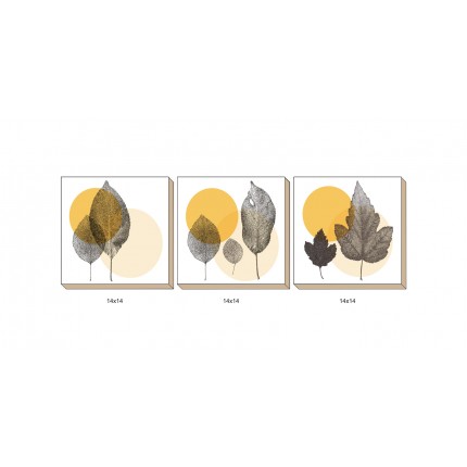 Wooden 3 Pis Set(14x14)  (T-1310)